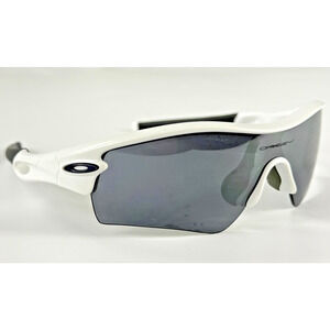 Oakley 09-758 Radar Rimless Sunglasses Mens White Damaged Lenses FRAMES ONLY